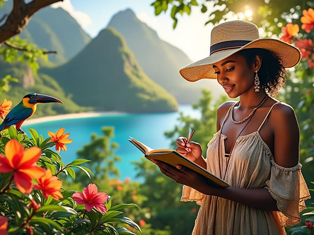 découvrez l'univers coloré de kassy renard, artiste martiniquaise talentueuse, à travers son nouvel album jeunesse qui célèbre la richesse et la biodiversité de la martinique. une invitation à explorer et préserver notre patrimoine naturel avec passion et créativité.