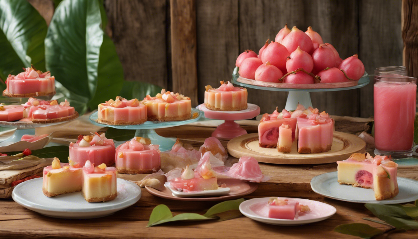 découvrez les délicieuses recettes de douceurs sucrées à la goyave, un fruit emblématique de l'île, qui saura ravir vos papilles avec ses saveurs exotiques et sa texture fondante.