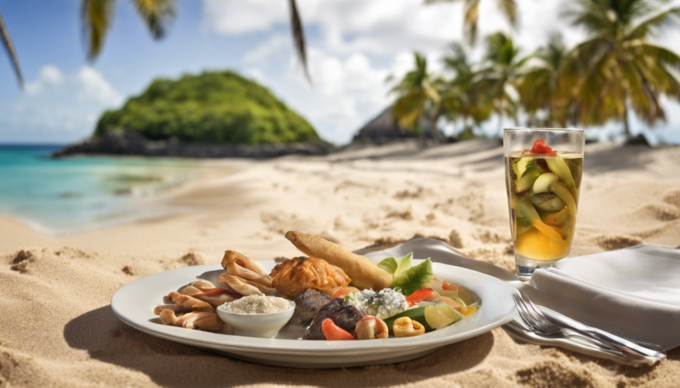 découvrez les délices de la cuisine martiniquaise, les pieds dans le sable, à travers ses spécialités culinaires exotiques et savoureuses.