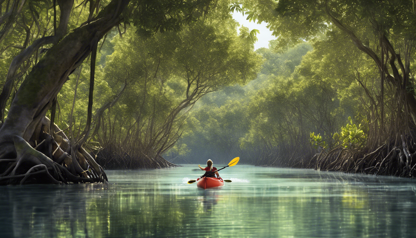 découvrez les merveilles des mangroves martiniquaises lors d'une excursion en kayak inoubliable