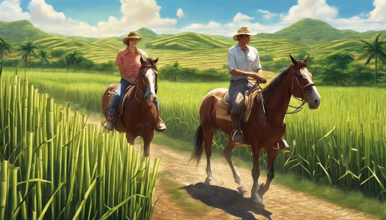 découvrez une balade équestre au cœur des plantations de canne à sucre, une expérience immersive au contact de la nature et de l'histoire agricole de la région.