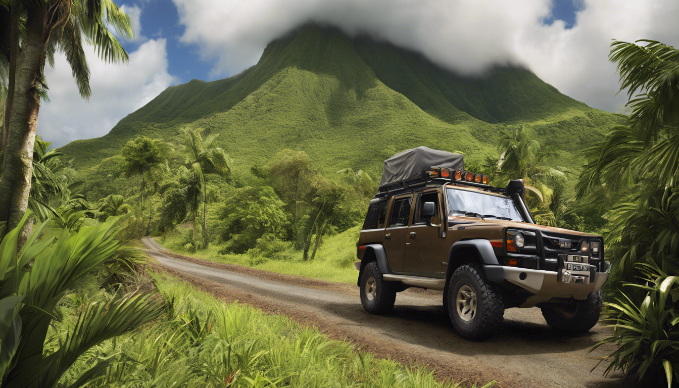 partez à la découverte des reliefs martiniquais lors d'un tour en 4x4 inoubliable. vivez une aventure unique au cœur de la nature luxuriante de la martinique.