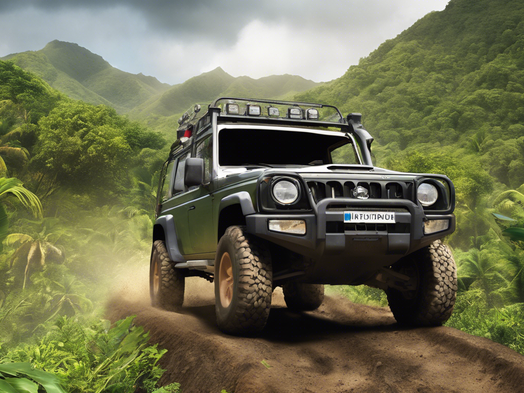 découvrez la martinique à travers un tour en 4x4 à la conquête de ses reliefs pittoresques. profitez d'une aventure inoubliable au cœur de paysages époustouflants.